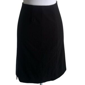 MM LaFleur Skirt 14 Women’s Black Elegant Career Professional Minimalist Short